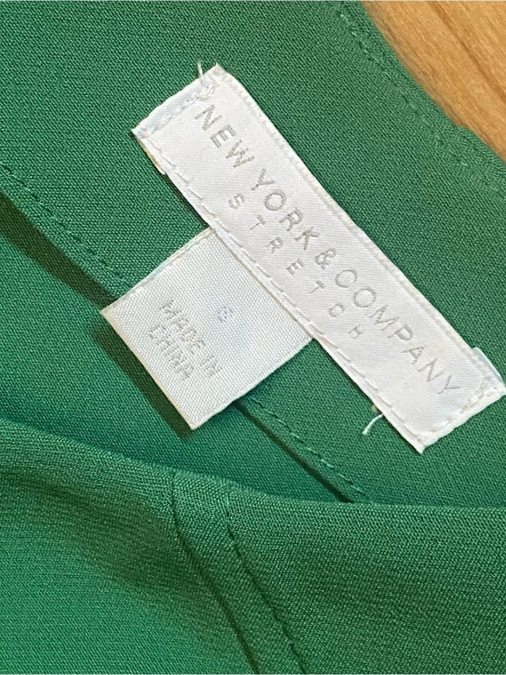 New York & Company Green Romper - Picture 5 of 6